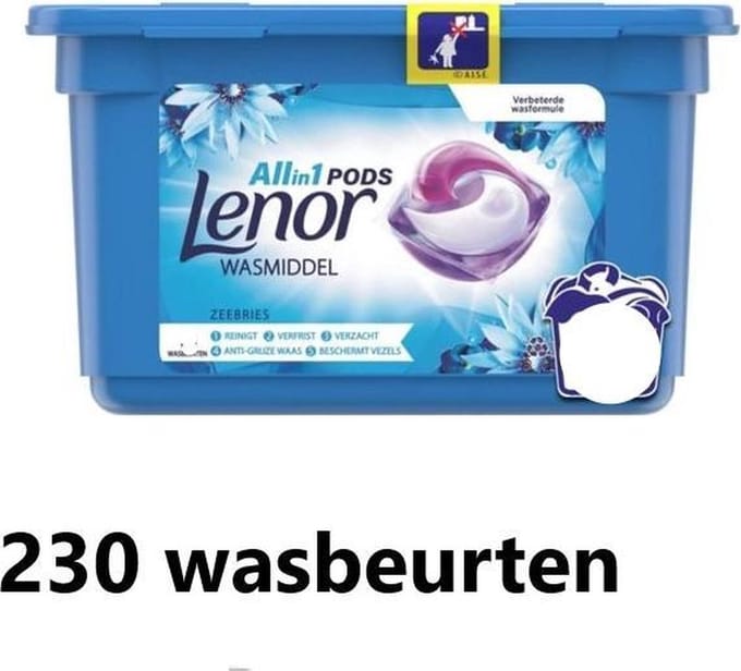 Lenor Pods - Zeebries - Jaarbox 230 capsules