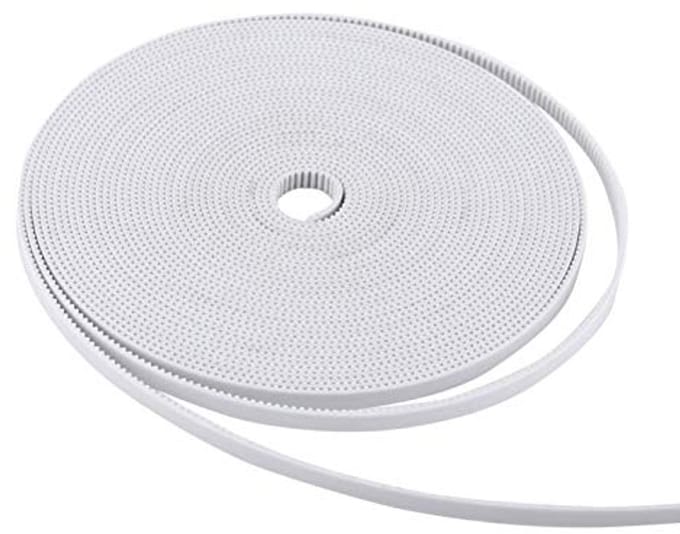 10M Wit Open Tandriem 6mm voor 3D Printers - Stalen Kern Accessoire