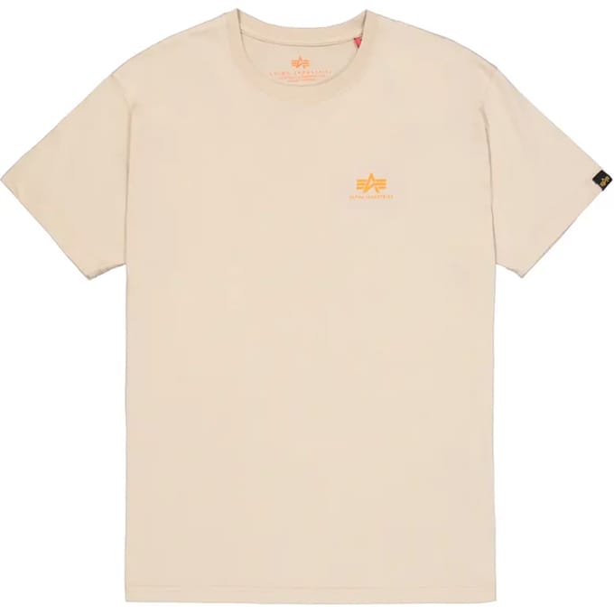 T-shirt met klein logo Alpha Industries Basic