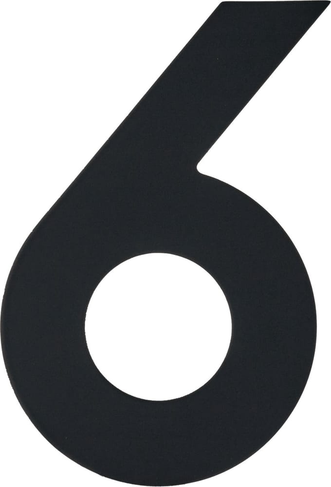 Figura - Zwart Huisnummer 6