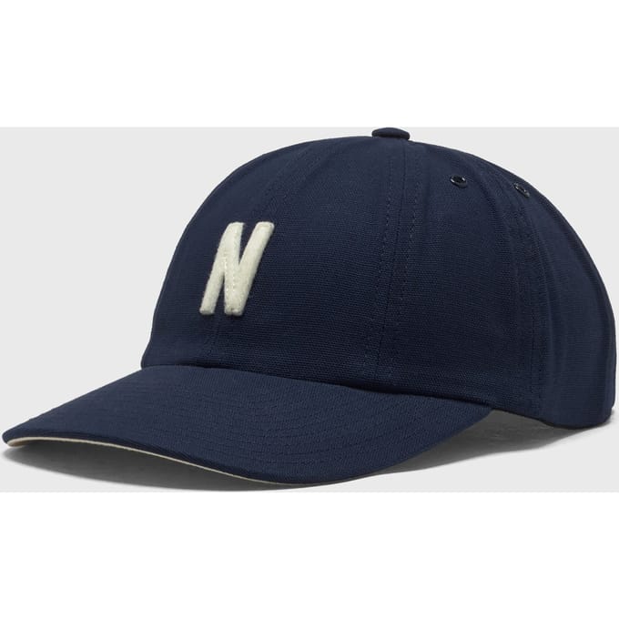 Light Canvas Felt N 8 Panel Cap