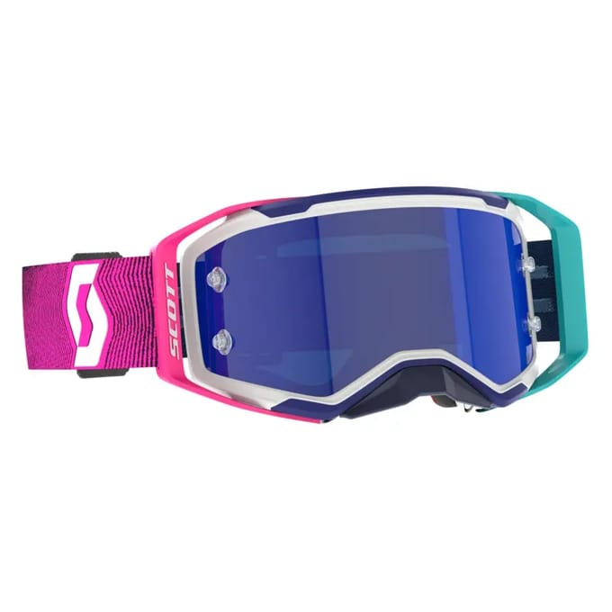 SCOTT Prospect 2.0 AMP Chroom motorcross bril - Blauw/Roze