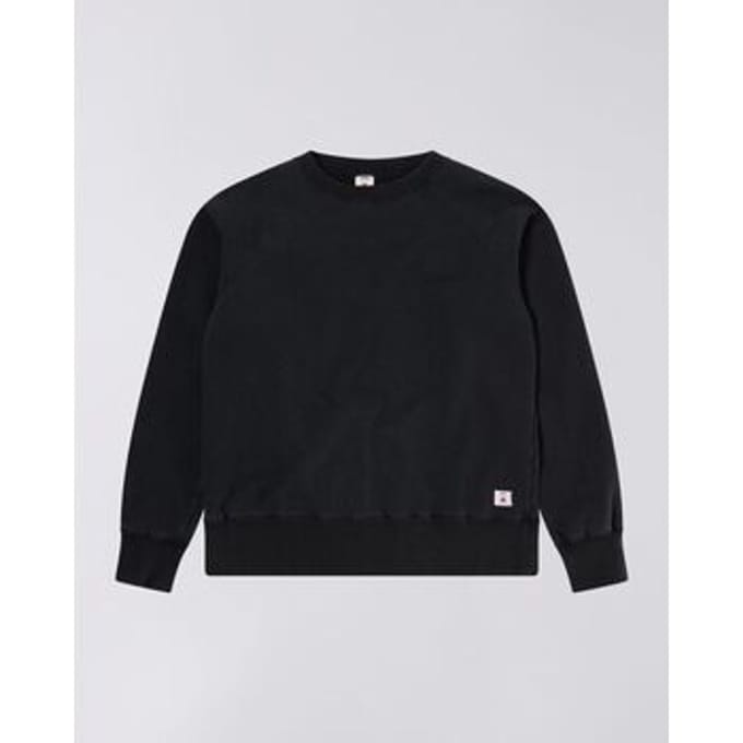 Sweaters Edwin I035896 RAGLAN CREW MADE IN JAPAN-89.N8 BLACK