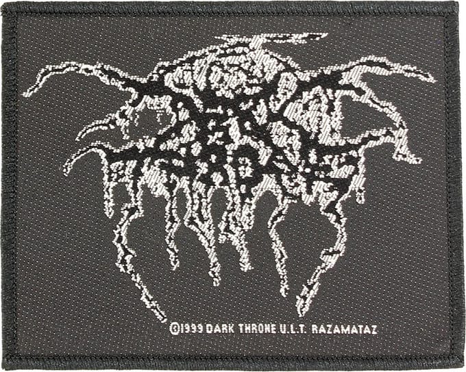 Darkthrone - Lurex Logo Patch - Zwart