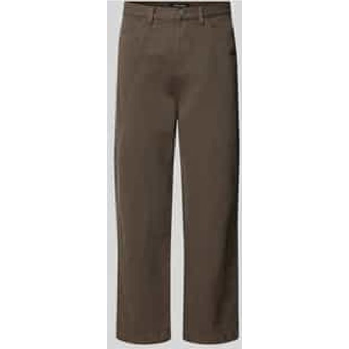 Wide leg jeans met labelstitching, model 'WACO'
