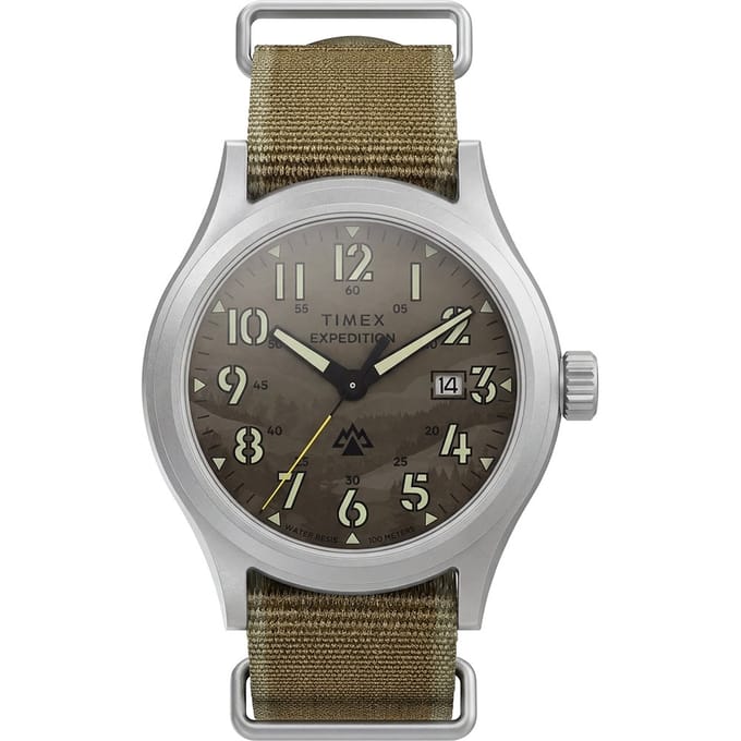 Timex Sierra TW2Y89400 Horloge - Textiel - Bruin - Ø 40 mm