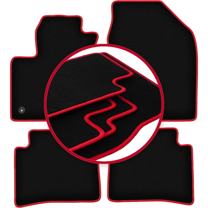 CARLUX-RED automatten voor: Toyota Prius IV hatchback (2017-)