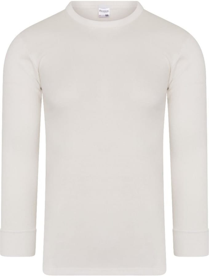 Beeren Thermo Heren Shirts Lange Mouw Ivoor XL