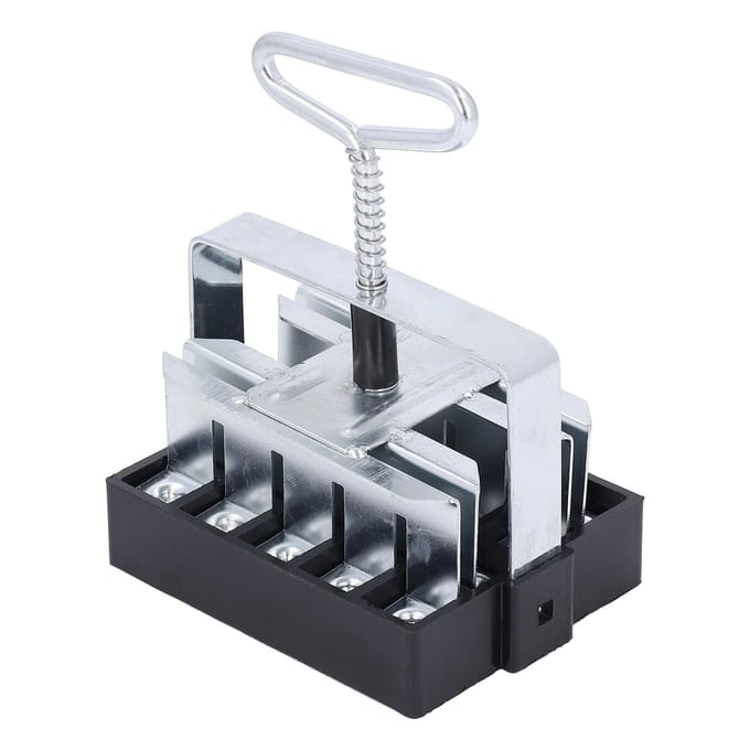 Grondblokmaker Mini Handheld Grondblokgereedschap Comfortabel Handvat Tuingereedschap gray