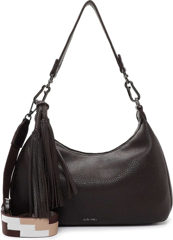 SURI FREY Schoudertas Kiky Shoulder Bag Brown Donkerbruin