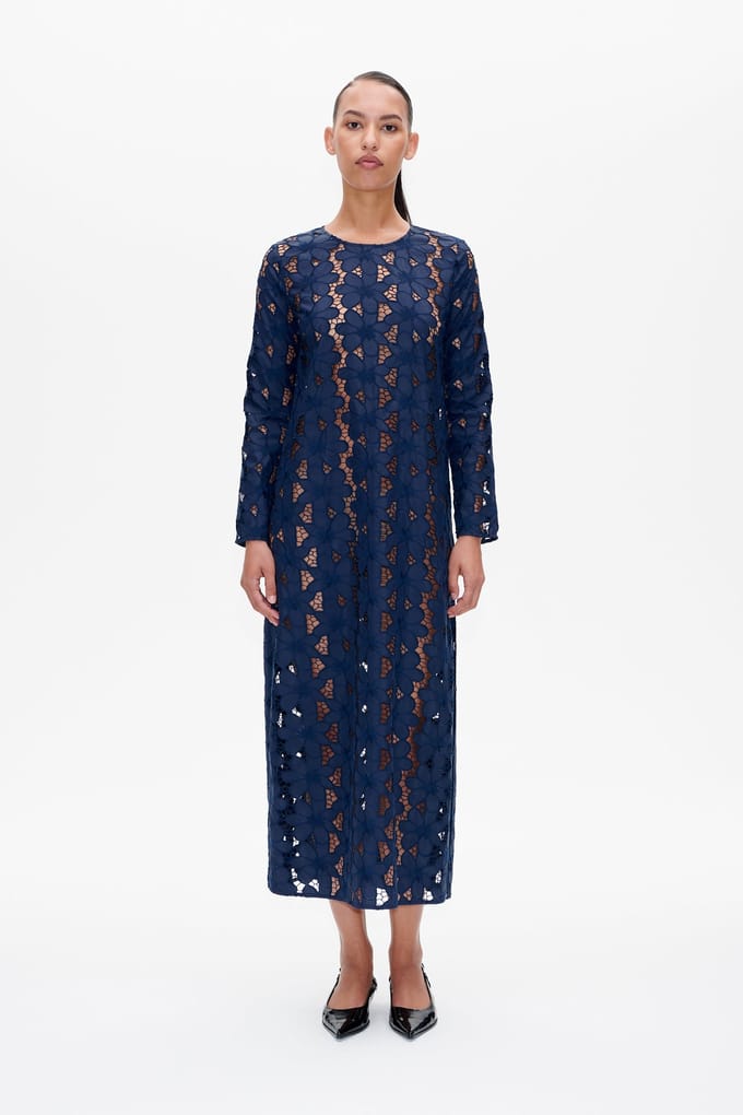 Baum und Pferdgarten Adea Dress Baritone Blue Größe: 42 | Maxikleider Outlet | Damen | Blau