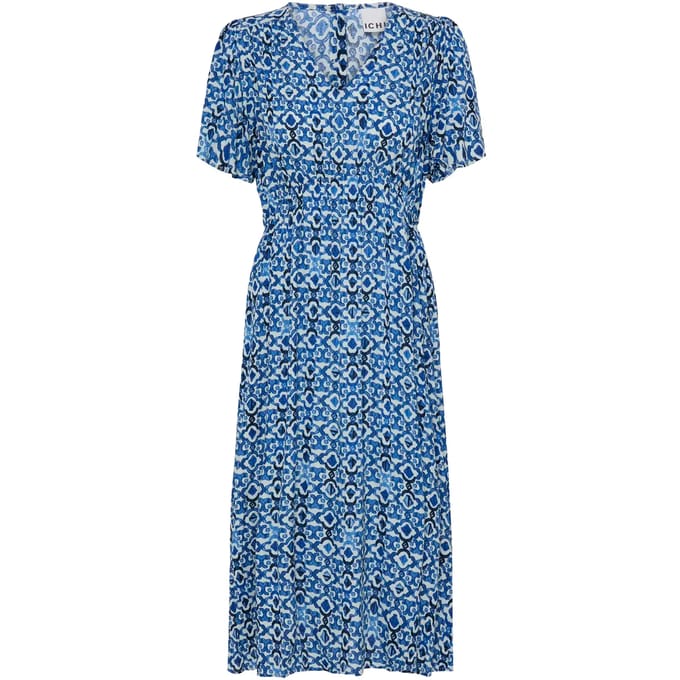 ICHI - IHMARRAKECH AOP DR25 - Dames - Midi jurken