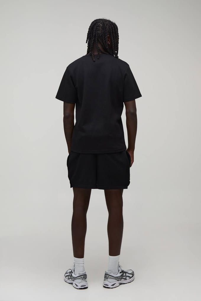 Racer Short Met Contrasterende Trekkoord | Black | Size Medium