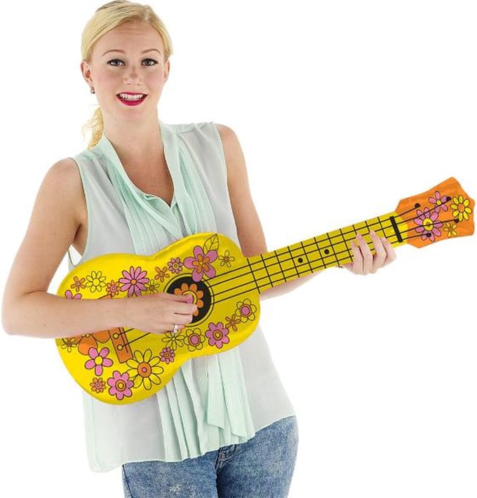 Folat - Opblaas Ukelele 80 cm