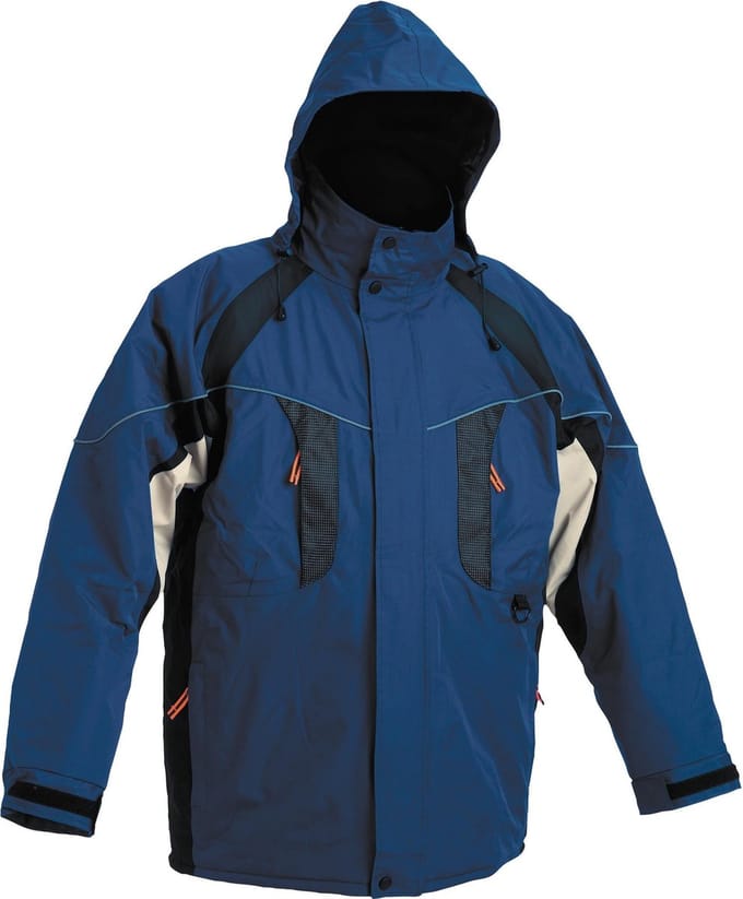 Heren winterjas Nyala blauw S