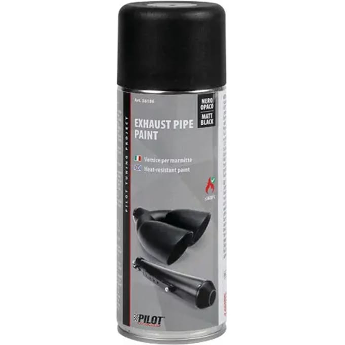 Aerosol verfspray voor uitlaatdemper Pilot