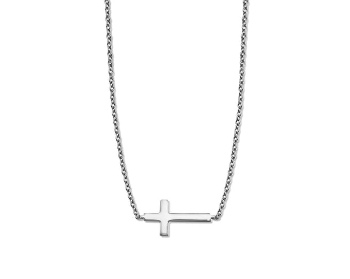 Ketting met Kruisje Zilver XN011S 42-45cm