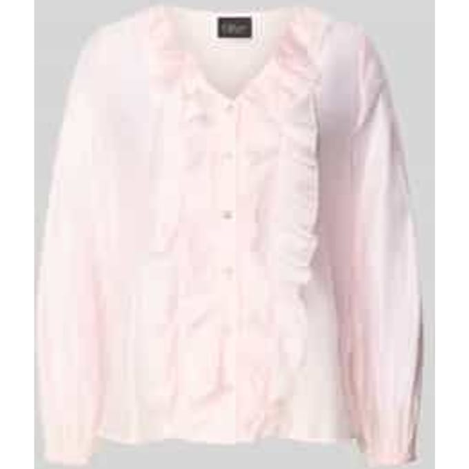 regular fit blouse van lyocellmix