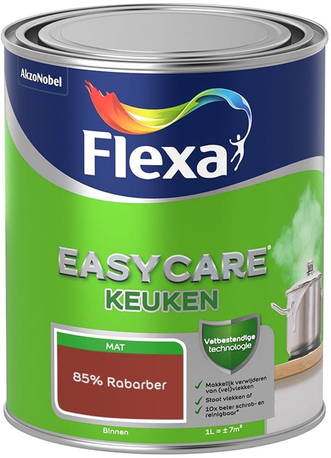 Flexa - Easycare Keuken - 85% Rabarber - Mengverf - 1 L