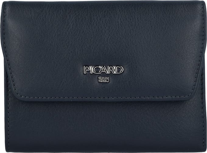 PICARD Leren Portemonnee Bingo Flap Wallet Ocean Blauw