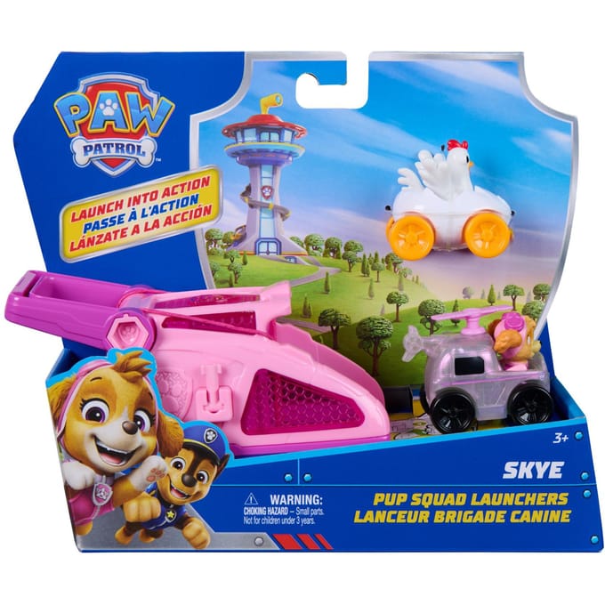 Spinmaster PAW Patrol Pup Squad Launchers - Skye Speelfiguren & personages