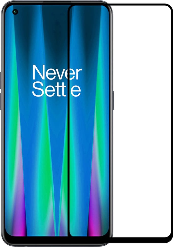 Screenprotector - Geschikt voor OnePlus Nord CE 2 - Full Cover - Beschermglas - Gehard Glas - Tempered Glass - Screen Protector