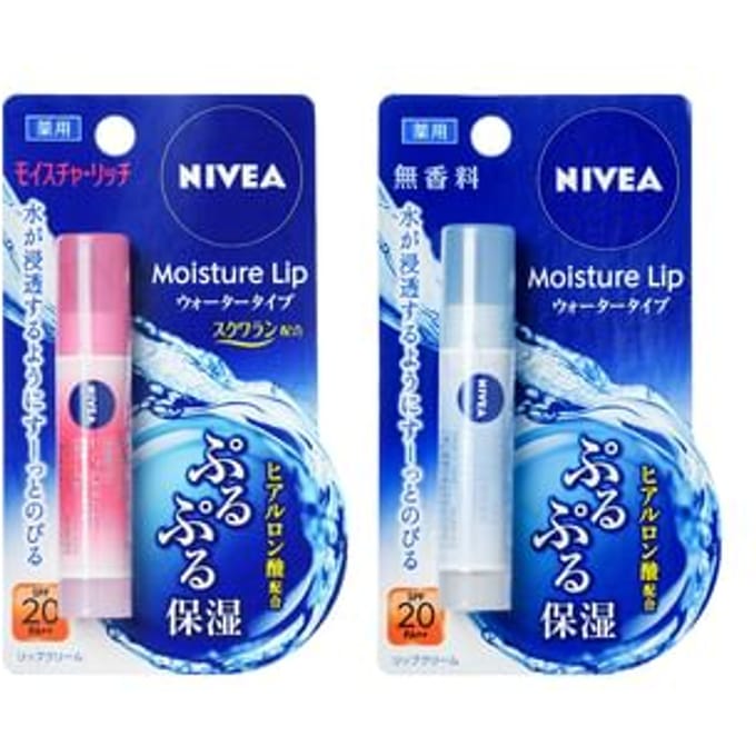 Nivea Japan - Moisture Lip Water Type Balm SPF 20 PA++ Unscented