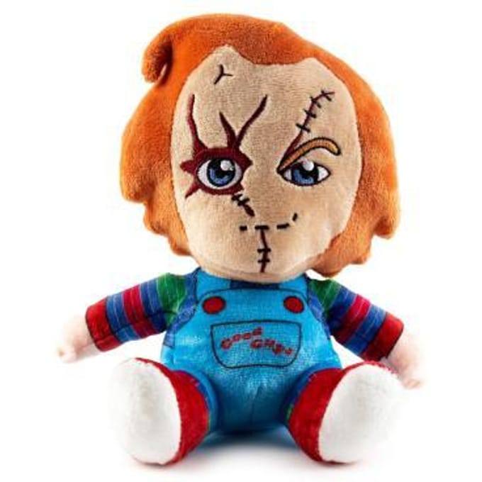 Kidrobot Chucky Phunny Plush - Zachte knuffel voor horrorliefhebbers - 12x15x15cm