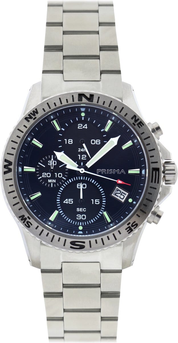 Prisma horloge P.2030 Chrono Explorer Blue 10 ATM