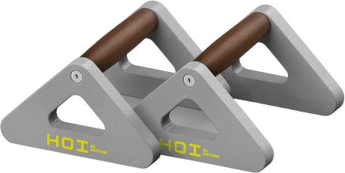 Kettler HOI Push Up Bars - Walnoothout - antislip