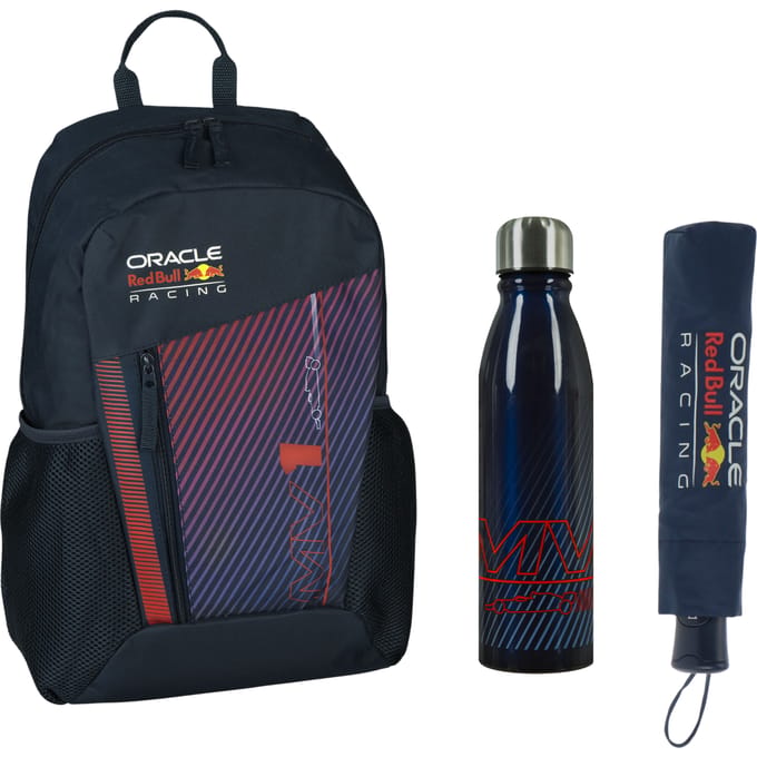 Red Bull set; rugzak, drinkfles en paraplu