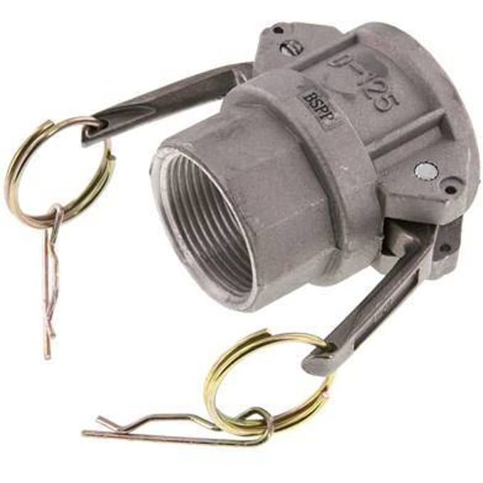 Camlock DN 32 (1 1/4'') Koppeling AluminiumRp 1 1/4'' met binnendraad Type D MIL-C-27487