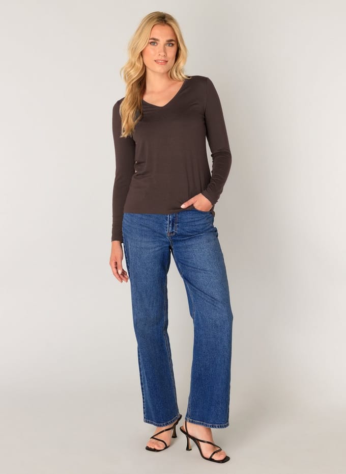 BASE LEVEL Yare Jersey Shirt - Brown - maat 48