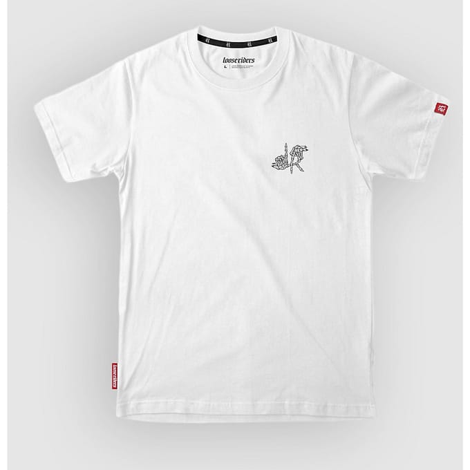 Loose Riders L.R. Tech Tee wit