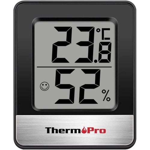 ThermoPro TP49B-3 TP49B-3 Thermo- en hygrometer Zwart, Zilver