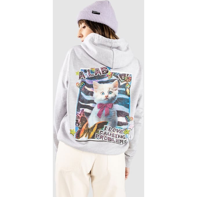 A.LAB Problematic Cutie Hoodie grijs