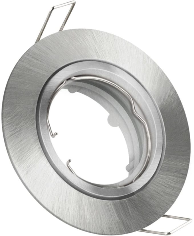 Inbouwspot GU10 – Vernikkeld – Rond Armatuur – 65 mm