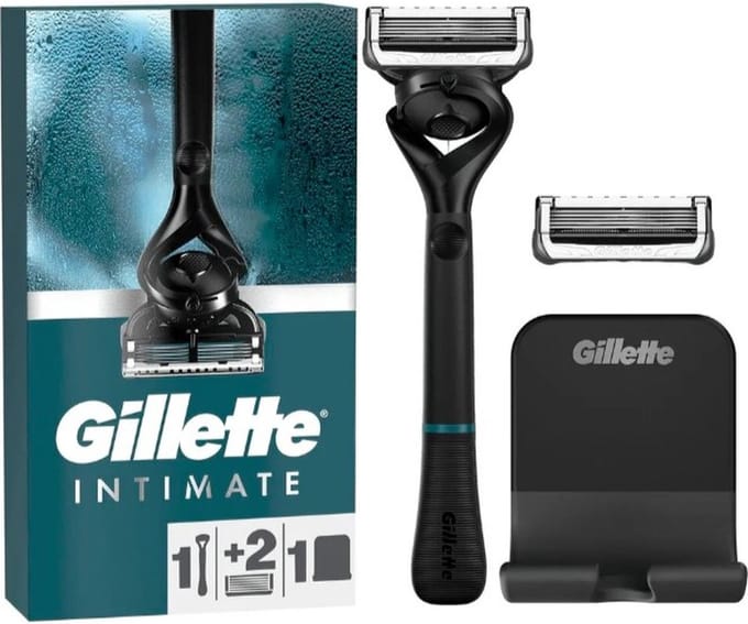 Gillette Intimate - Scheermes Voor Intieme Zone - 1 Handvat + 2 Scheermesjes