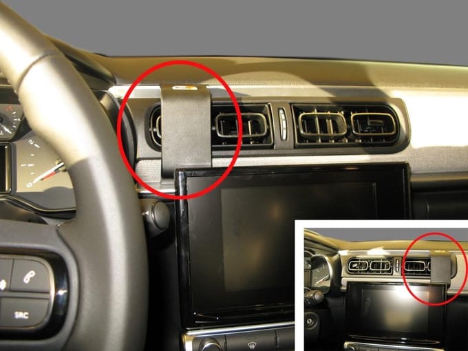Brodit ProClip houder geschikt voor Citroën C3 2017-2021 Center mount