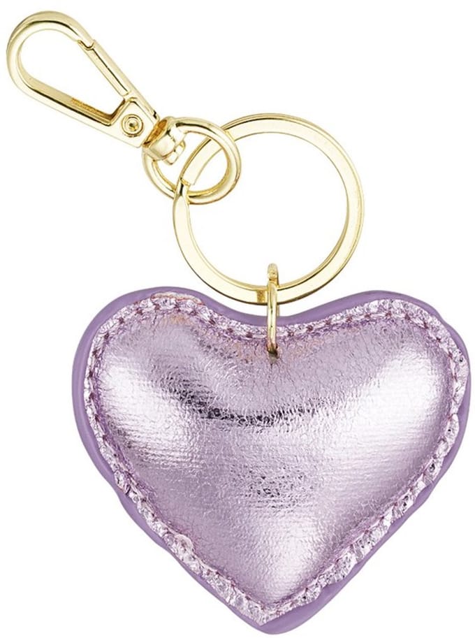 She life style - sleutel hanger hart - tassen hanger hart - Lila metallic