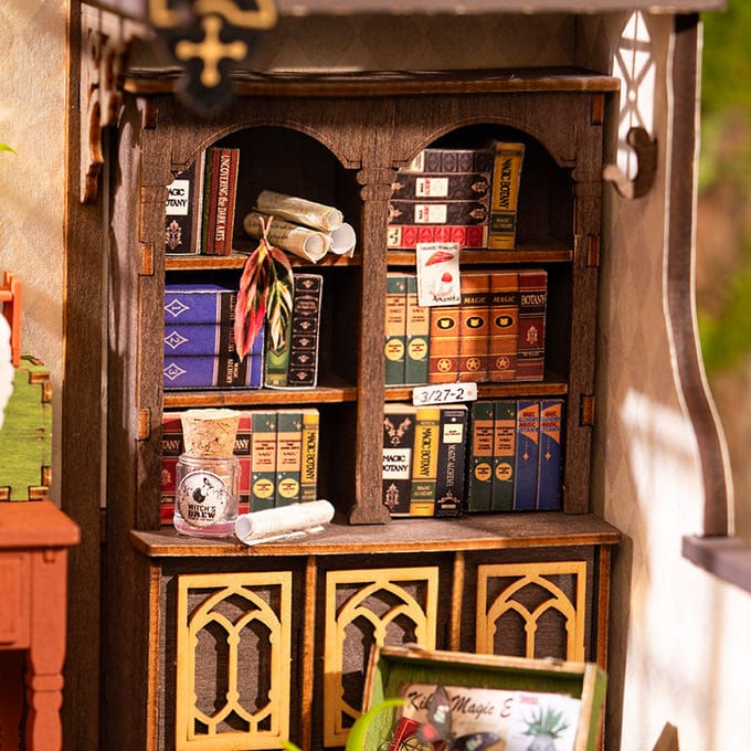 Robotime Rolife The Magic Study | Miniatuurhuisje | DG166 | Knutselen | Bouwpakket | Hobby | Creatief