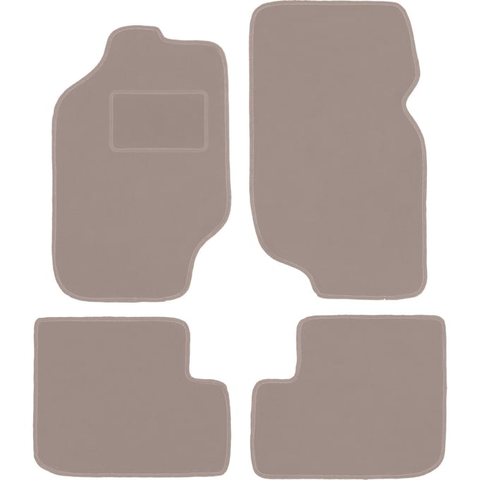 Beige veloursmatten voor: Rover 200 hatchback (2000-2005)