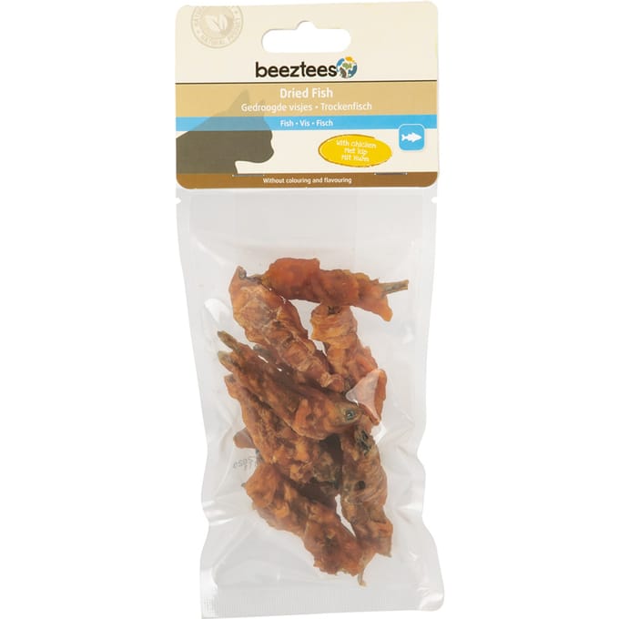 Beeztees Gedroogde Visjes met Kip - Kattensnack - 70 gram