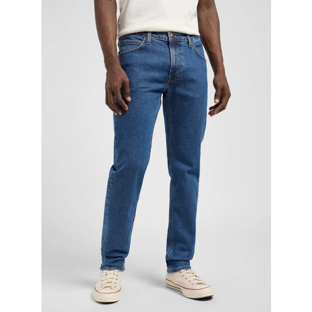 Lee Daren Zip Fly Regular Straight Fit Spijkerbroek Blauw 33 / 30 Man