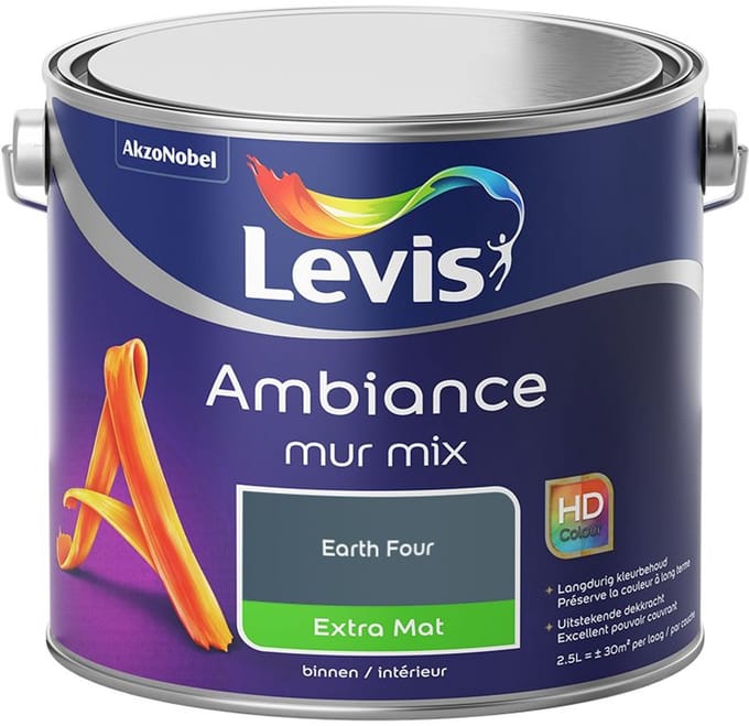 Levis - Ambiance Mur Extra Mat Mix - Earth Four - Mengverf - 2,5 L