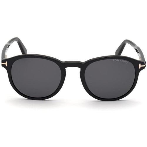 Tom Ford Zonnebril Dante FT0834 01A Glanzend Zwart Grijs Smoke