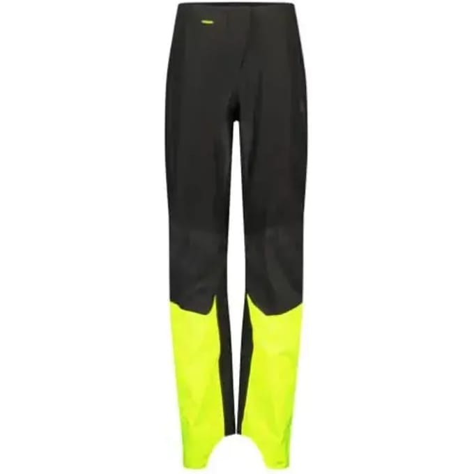 AGU Tech Commuter - Regenbroek Heren - Neon Hi-vis - Winddicht en Waterdicht - Reflecterende Print - Verstevigd Zitvlak - S