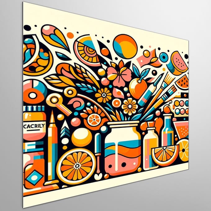 Kunstprint | Wanddecoratie | Dibond | 40 × 40 cm