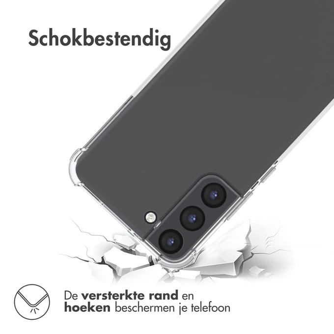 imoshion Hoesje - Geschikt voor Samsung Galaxy S22 - Shockproof Case - Transparant