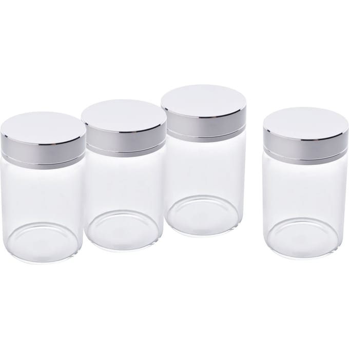 VBS Potjes met schroefdeksel, 4 stuks